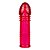 Capa Peniana Expansora Colors 14cm La Pimienta | loja fetiches Sex Shop - Vermelho - Imagem 1