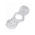 Anel Peniano Com Estimulador Duplo Hot Flowers - Transparente - Imagem 1