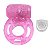 Anel Peniano Com Vibrador E Textura Estimuladora Formato Borboleta Sexy Import - Rosa - Imagem 1