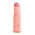 Capa Peniana Com Textura 17,9 X 3,8 Cm Sexy Import - Bege - Imagem 1