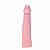 Capa Peniana Extensora Em Silicone Pênis Maior 19 X 3,5 Cm Sexy Import - Bege - Imagem 2