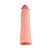 Capa Peniana Com Textura Tam 16,0 X 3,3 Cm Sexy Import - Bege - Imagem 2