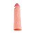 Capa Peniana Com Textura Tam 16,0 X 3,3 Cm Sexy Import - Bege - Imagem 1