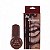 Masturbador Em Cyber Formato Boca Pequena K Gel - Chocolate - Imagem 2
