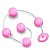 Bolinha Tailandesa Metal Colors Hard - Rosa - Imagem 1