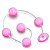 Bolinha Tailandesa Metal Colors Hard - Rosa - Imagem 2