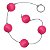 Bolinha Tailandesa M Em Acrílico Com Corda Em Silicone êxtase - Rosa - Imagem 1