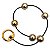 Bolinha Tailandesa Em Abs P Metalizada Linha Less Hard - Dourado - Imagem 2