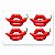 Sexy Tattoo Cartela De Tatuagem Temporária Boca Picante Sedux - Imagem 2