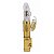 Vibrador Jack Rabbit Vai E Vem 36 Vibrações Sexy Import - Dourado - Imagem 1