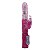 Vibrador Jack Rabbit Vai E Vem 36 Níveis De Vibrações 26cm Lf Import - Rosa - Imagem 1