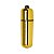 Vibrador Power Bullet Estimulador De Clitóris Com 10 Vibrações Sexy Import - Dourado - Imagem 2