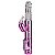 Vibrador Rotativo Vai E Vem Com Estimulador Coelho Sexy Import - Roxo - Imagem 1