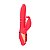 Vibrador Ponto G E Clitóris Vai E Vem 3 Modos De Vibração Sexy Import - Vermelho - Imagem 1