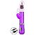 Vibrador Rotativo De Coelho Com Vai E Vem Recarregável Sexy Import - Roxo - Imagem 2