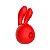 Vibrador De Clitóris Com Dedilhar / Tapping Formato De Coelho Sexy Import - Vermelho - Imagem 2