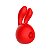 Vibrador De Clitóris Com Dedilhar / Tapping Formato De Coelho Sexy Import - Vermelho - Imagem 1
