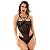 Body Flor Do Caribe Pimenta Sexy - Preto - Imagem 1