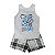 Pijama Regata Baby Menino Em Meia Malha Victory - Cinza Mescla - 3 - Imagem 2