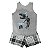 Pijama Regata Baby Menino Em Meia Malha Victory - Chumbo - 3 - Imagem 1