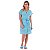 Robe Listrado Em Meia Malha Victory - Azul - P - Imagem 1