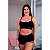 Short Doll Liso Hot Love - Preto - P - Imagem 1