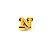 Letras Em Abs Dourado Com Strass Para Personalização Hard - N - Imagem 1