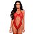 Body Flora Em Renda Hot Love - Vermelho - G - Imagem 2