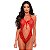 Body Flora Em Renda Hot Love - Vermelho - G - Imagem 1