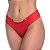 Calcinha Tanga Lisa Com Detalhes De Lacinhos Rexton - Vermelho - G - Imagem 1