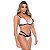 Conjunto Strappy Sem Bojo Em Renda Floral Patitex - Branco - G - Imagem 1