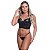 Conjunto Cirrê Fio Dental E Cropped Com Bojo Macler - Preto - P - Imagem 2