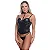 Conjunto Cirrê Fio Dental E Corselet Com Bojo Macler - Preto - P - Imagem 1