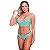 Conjunto Delírio Rendado Sutiã Sem Bojo Com Aro E Fio Strappy Patitex - Verde - P - Imagem 2
