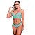 Conjunto Delírio Rendado Sutiã Sem Bojo Com Aro E Fio Strappy Patitex - Verde - P - Imagem 1