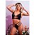 Conjunto Em Tiras E Renda Sem Bojo Hot Love - Preto - G - Imagem 1