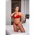 Conjunto Canelado Sem Bojo Hot Love - Vermelho - P - Imagem 2