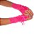 Luva Delicate Em Tully Pimenta Sexy - Pink - Imagem 2
