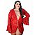 Robe Ana Julia Plus Size Pimenta Sexy - Vermelho - XGG - Imagem 2
