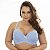 Sutiã Liso Plus Size Reforçado Patitex - Azul Claro - 52 - Imagem 1