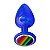 Plug Anal De Metal Grande Pride Lgbt Hard - Lilas - Imagem 2
