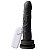 Pênis Com Vibrador E Ventosa 19 X 3,8 Cm Soulsex - Preto - Imagem 1