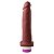 Pênis Vibrador 20 X 4 Cm Soulsex - Chocolate - Imagem 1