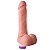 Pênis Vibrador Com Escroto 19,5 X 3,7 Cm Soulsex - Bege - Imagem 1