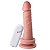 Pênis Com Vibrador E Ventosa 17,2 X 3,8 Cm Soulsex - Bege - Imagem 1