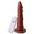 Pênis Com Vibrador E Ventosa 17,5 X 4,2 Cm Soulsex - Chocolate - Imagem 1