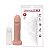 Pênis de Borracha Em Cyber Com Vibro 17 X 4cm K Gel - Bege - Imagem 2