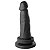 Pênis Maciço Com Ventosa 14 X 3,6 Cm Soulsex - Preto - Imagem 1