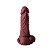 Pênis Maciço Com Ventosa 14x3,7 Cm Soulsex - Chocolate - Imagem 1