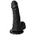 Pênis Maciço Com Ventosa 16x4,1 Cm Soulsex - Preto - Imagem 2